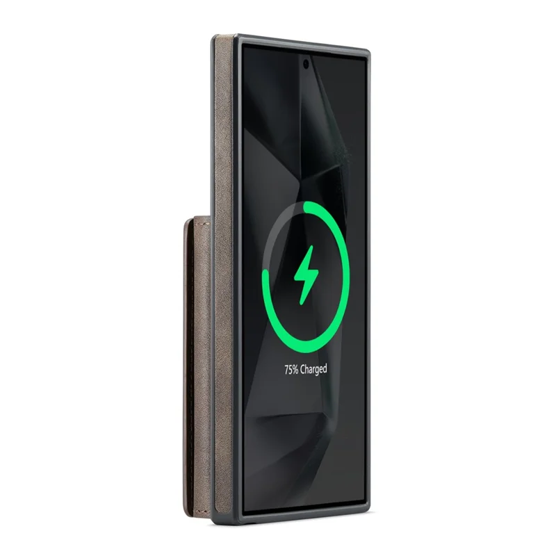 MAGKING K2 Series For Samsung Galaxy S26 Ultra Magnetic Case PC + TPU + PU Phone Cover with RFID Blocking Wallet - Coffee