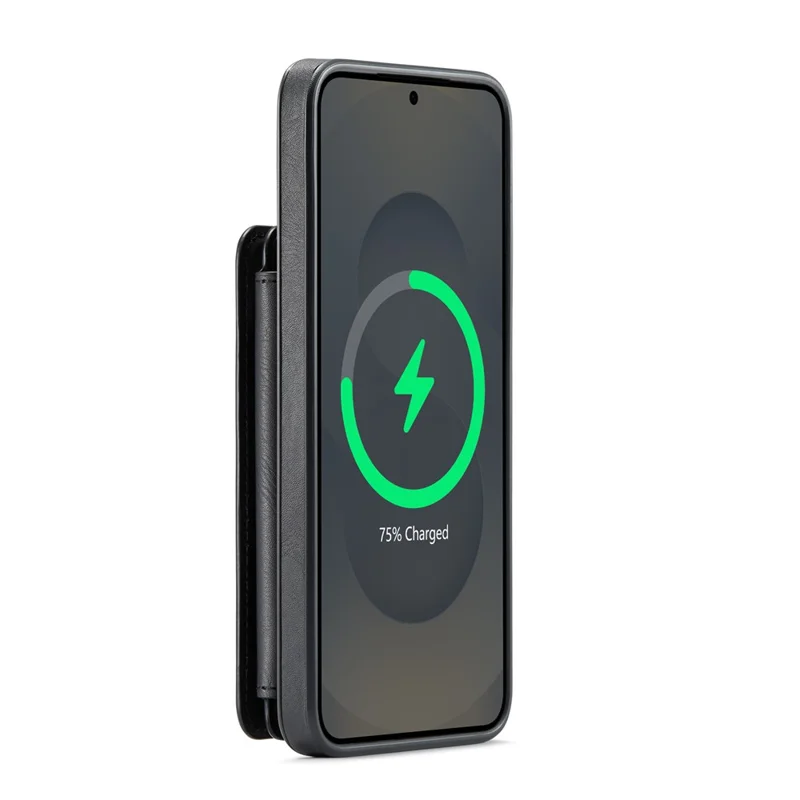 MAGKING K3 Series For Samsung Galaxy S26+ Magnetic Case Detachable Wallet PC + TPU + PU Phone Cover - Black