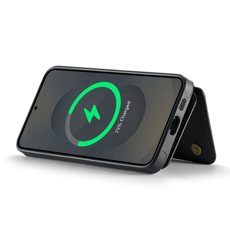 MAGKING K3 Series For Samsung Galaxy S26+ Magnetic Case Detachable Wallet PC + TPU + PU Phone Cover - Black