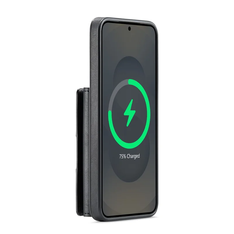 MAGKING K4 Series For Samsung Galaxy S26+ Magnetic Case Detachable Wallet PU TPU PC Phone Cover - Black