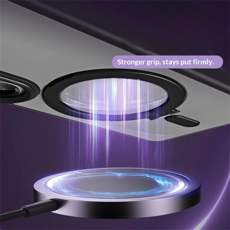 Coque pour Samsung Galaxy S26+ - TPU + Acrylique avec Support Magnétique Caché - Noir