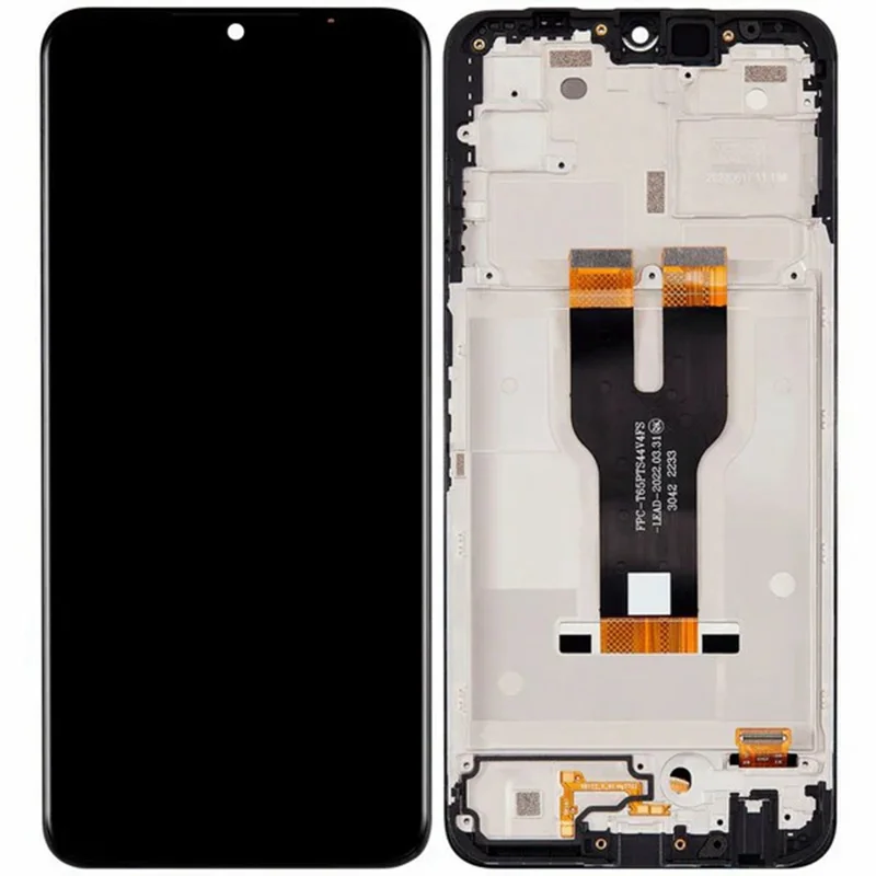 LCD Screen and Digitizer Assembly + Frame For T-Mobile REVVL 6x 5G  /  T Phone 5G OEM Grade S (Without Logo)