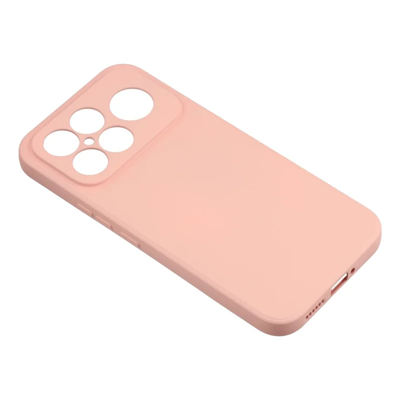 Phone Case For Xiaomi Redmi K90 Pro Max 5G  /  Poco F8 Ultra TPU Back Soft Anti-Scratch Fiber Lining Phone Cover - Pink