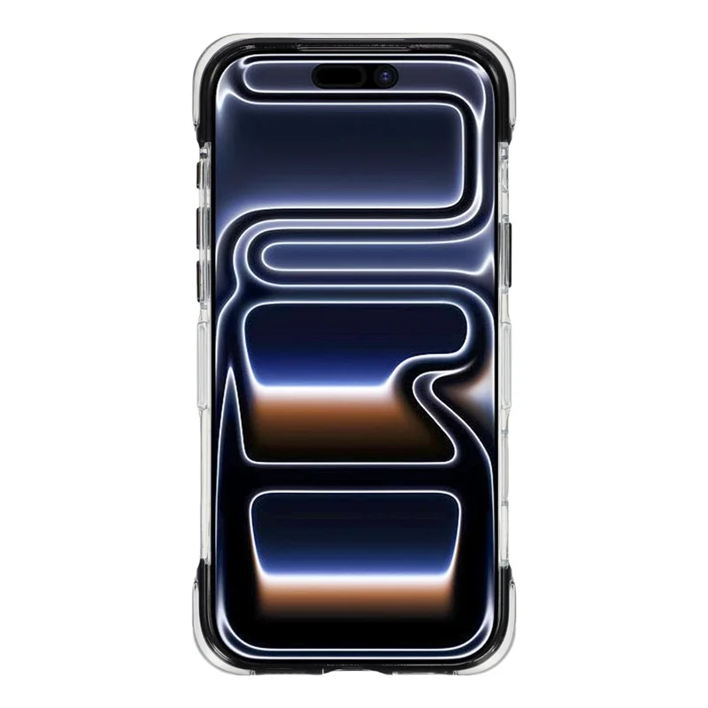 X-LEVEL для iPhone 17 Pro магнитный чехол с поворотной подставкой PC + TPU антиударный чехол с воздушной подушкой — черный