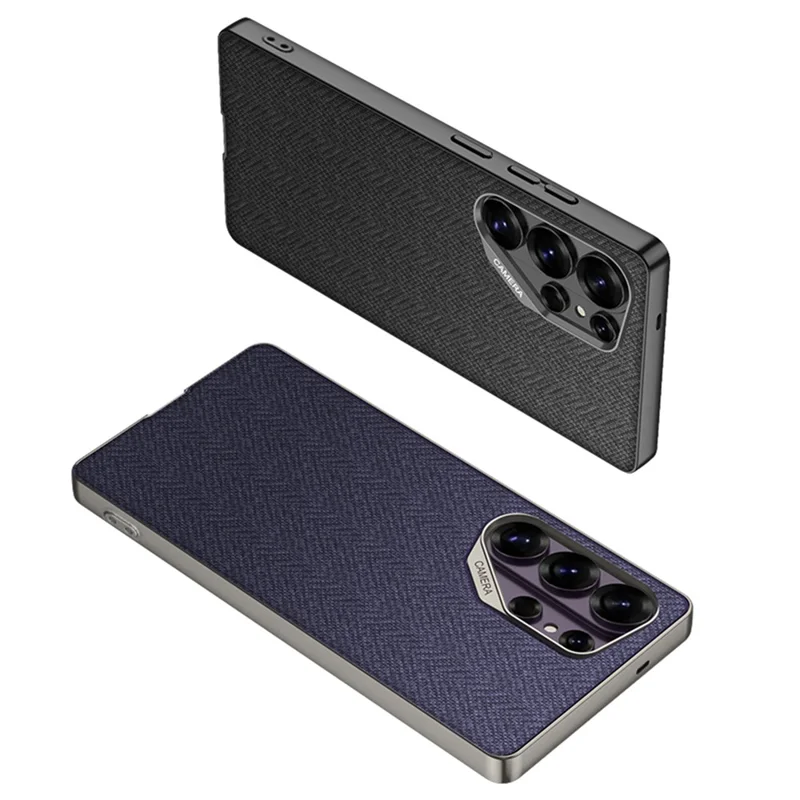 GKK For Samsung Galaxy S26 Ultra Case Skin Touch PC + TPU + Cloth Phone Back Cover - Brown