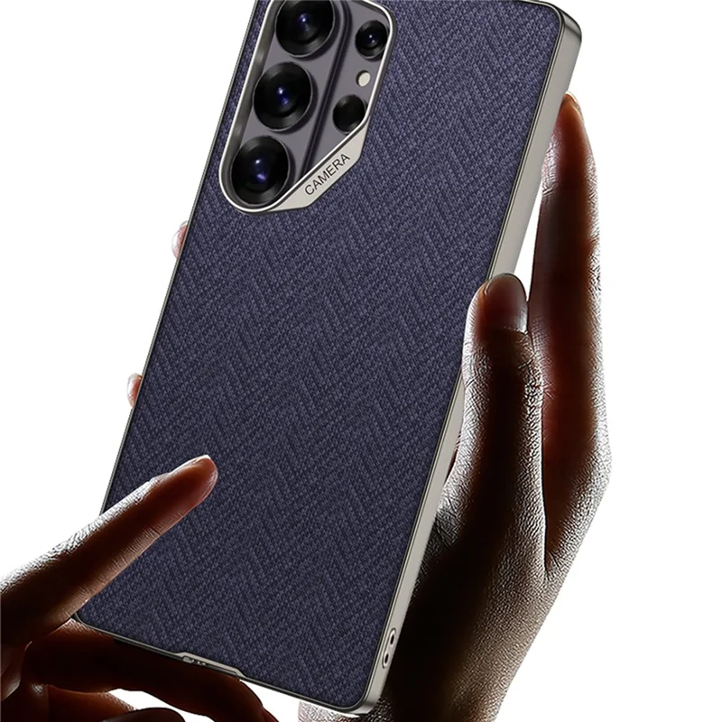 GKK For Samsung Galaxy S26 Ultra Case Skin Touch PC + TPU + Cloth Phone Back Cover - Brown