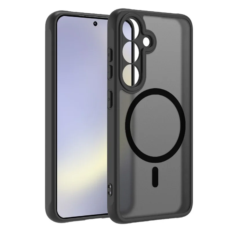 For Samsung Galaxy A17 5G  /  4G Magnetic Case Skin-Touch PC + TPU Matte Back Cover