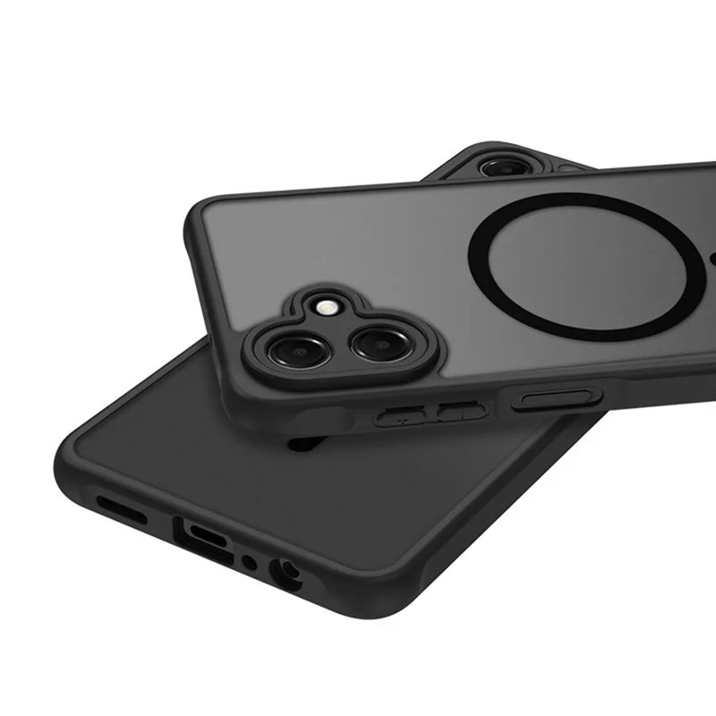 For Samsung Galaxy A07 5G / A07 4G Magnetic Case Skin-Touch PC + TPU Matte Back Cover