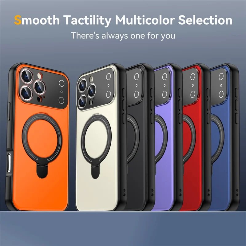 Bulk Purchasing For iPhone 12 Pro Compatible with MagSafe Case Transform to 17 Pro Kickstand TPU PC Matte Phone Back Cover - Purple