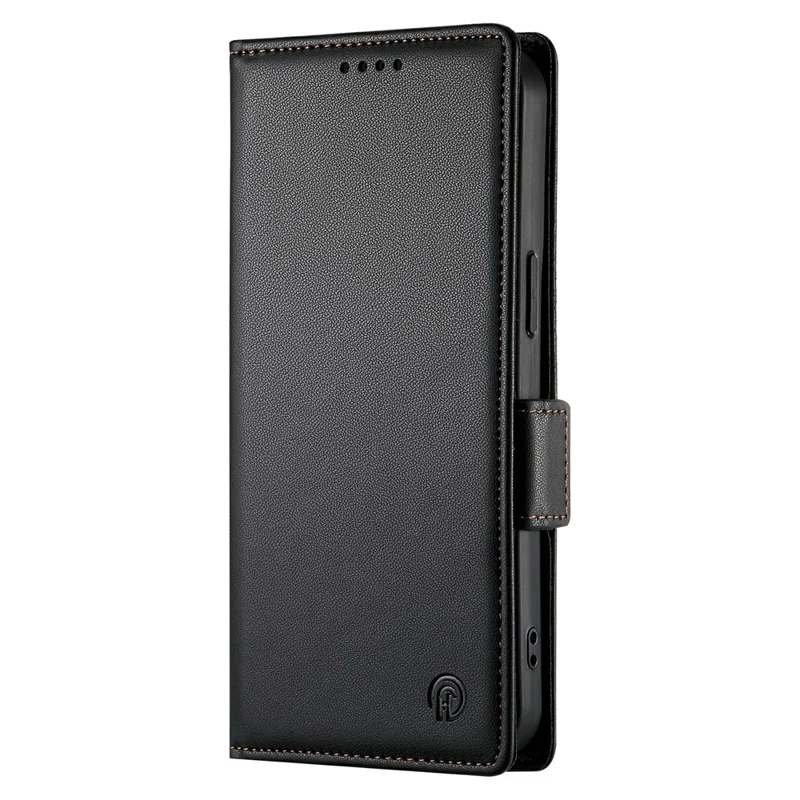 For Oppo Reno15 Pro Max 5G (Global) / Reno15 Pro 5G (China) Stand Case PU Leather Wallet Phone Cover - Black