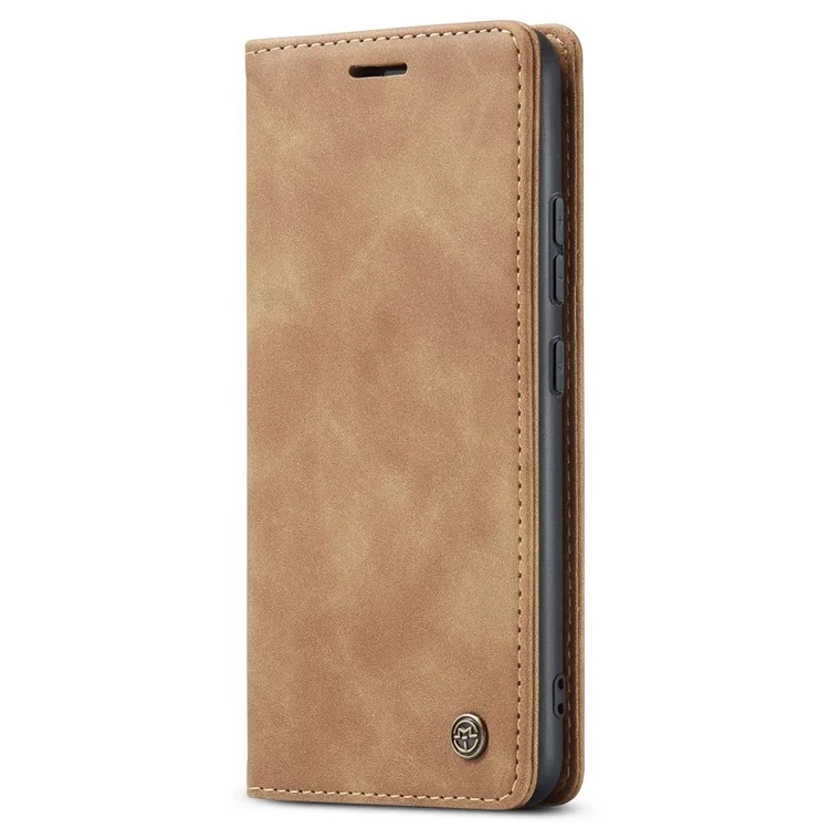 CASEME 013 Серия для Xiaomi 12T 5G / 12T Pro 5G / Redmi K50 Ultra 5G PU кожаный кошелек Чехол Магнитный Авто-поглощенный Стенд Чехол для телефона - Коричневый