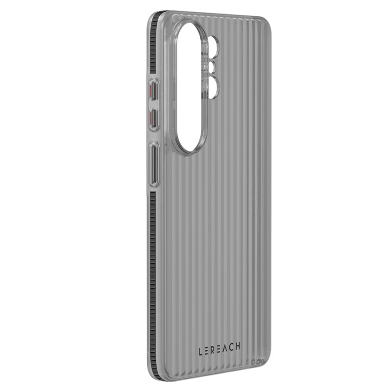 LEREACH TOC Series for Samsung Galaxy S26 Ultra Case Flowing Grid PC Phone Cover - Black