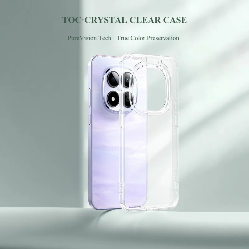 LEREACH TOC Series for Xiaomi Redmi Note 15 Pro 4G (Global)) Case TPU + Acrylic Phone Cover