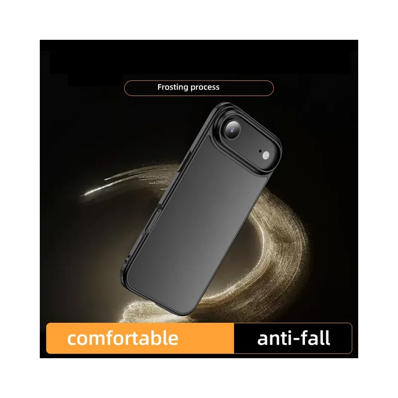 For iPhone Air Case PC + TPU Phone Cover Airbag Protection - Black