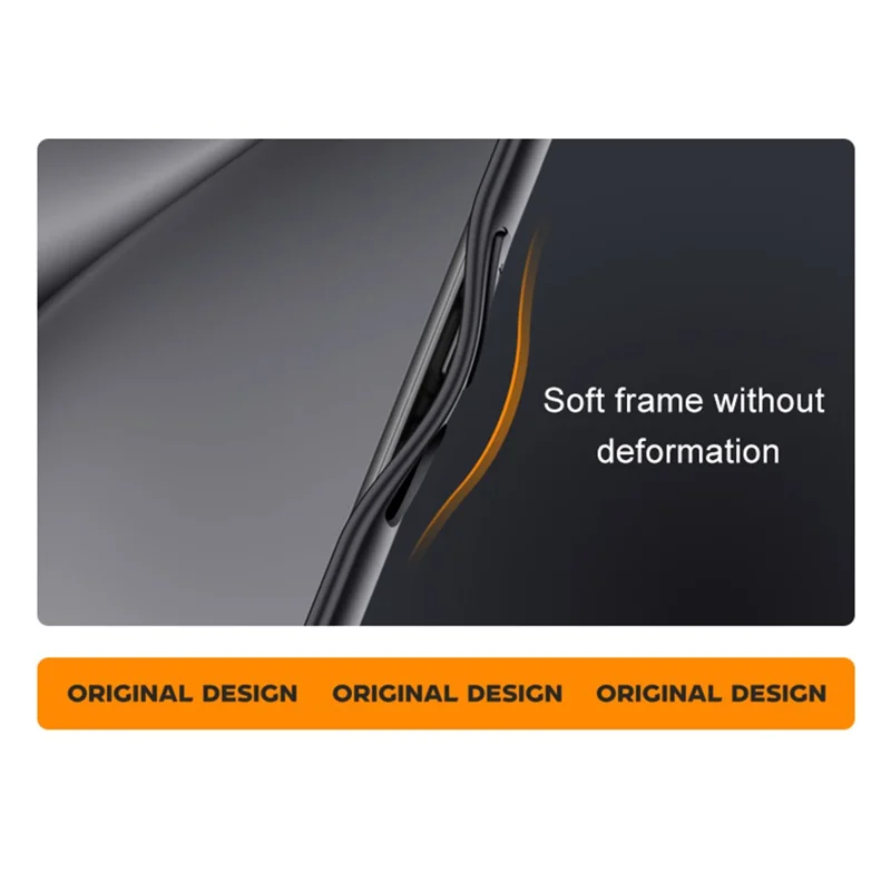 For iPhone 17 Pro Case PC + TPU Phone Cover Airbag Protection - Black