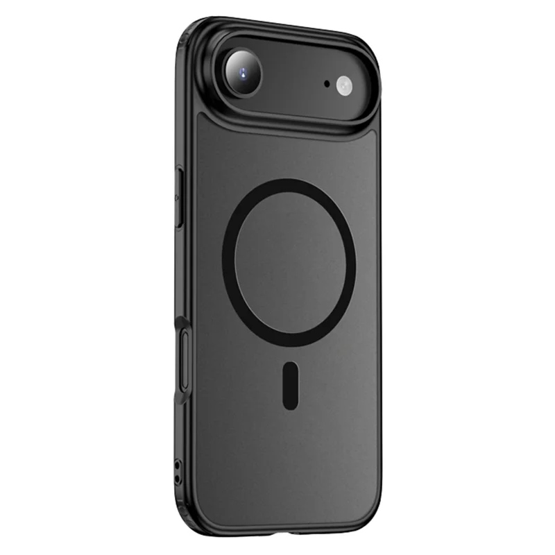 Kauf in Großmengen für iPhone Air Magnetische Hülle Stoßfeste PC + TPU Handyhülle Kompatibel mit MagSafe - Schwarz