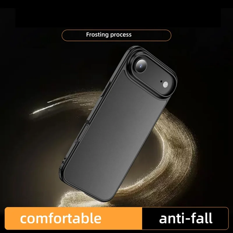 Kauf in Großmengen für iPhone Air Magnetische Hülle Stoßfeste PC + TPU Handyhülle Kompatibel mit MagSafe - Schwarz