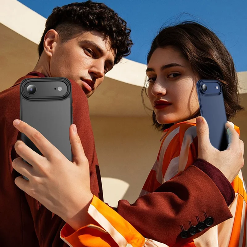 Kauf in Großmengen für iPhone Air Magnetische Hülle Stoßfeste PC + TPU Handyhülle Kompatibel mit MagSafe - Schwarz