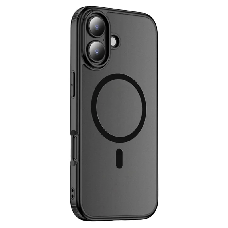 Bulk Purchasing For iPhone 17 Magnetic Case Shockproof PC + TPU Phone Cover Compatible with MagSafe - Black