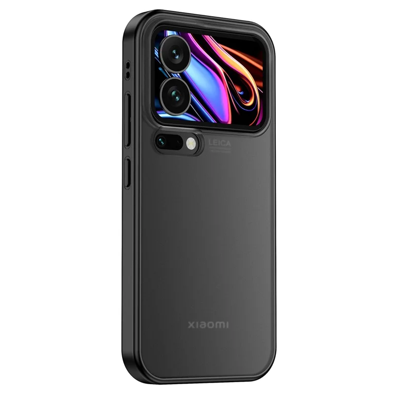 For Xiaomi 17 Pro Max Case PC + TPU Phone Cover Airbag Protection - Black