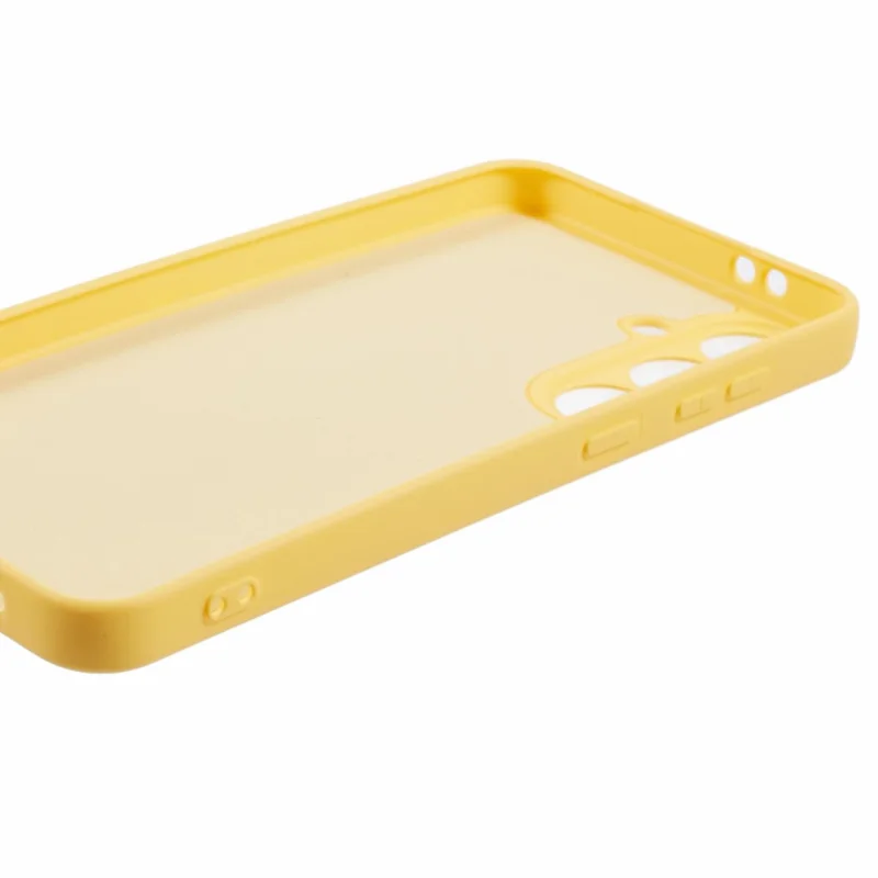 حالة سامسونج جالاكسي A57 قوس حافة 2.0 مم غطاء واقي من مادة TPU - أصفر