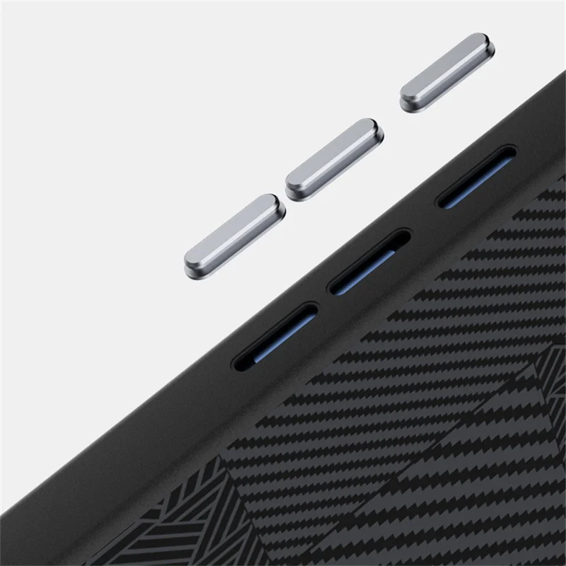 ABEEL For Google Pixel 10a Magnetic Case PC + TPU + Aluminum Alloy + PU Leather Slim Phone Back Cover - Texture 3