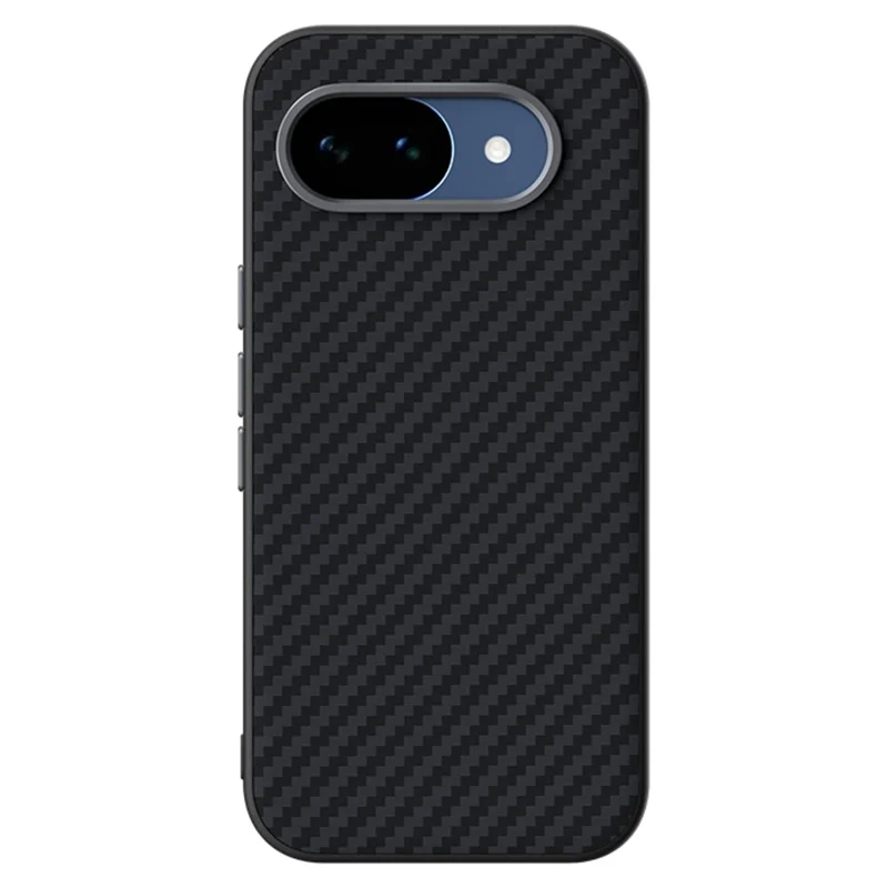 ABEEL For Google Pixel 10a Magnetic Case Carbon Fiber Texture Phone Back Cover - Black