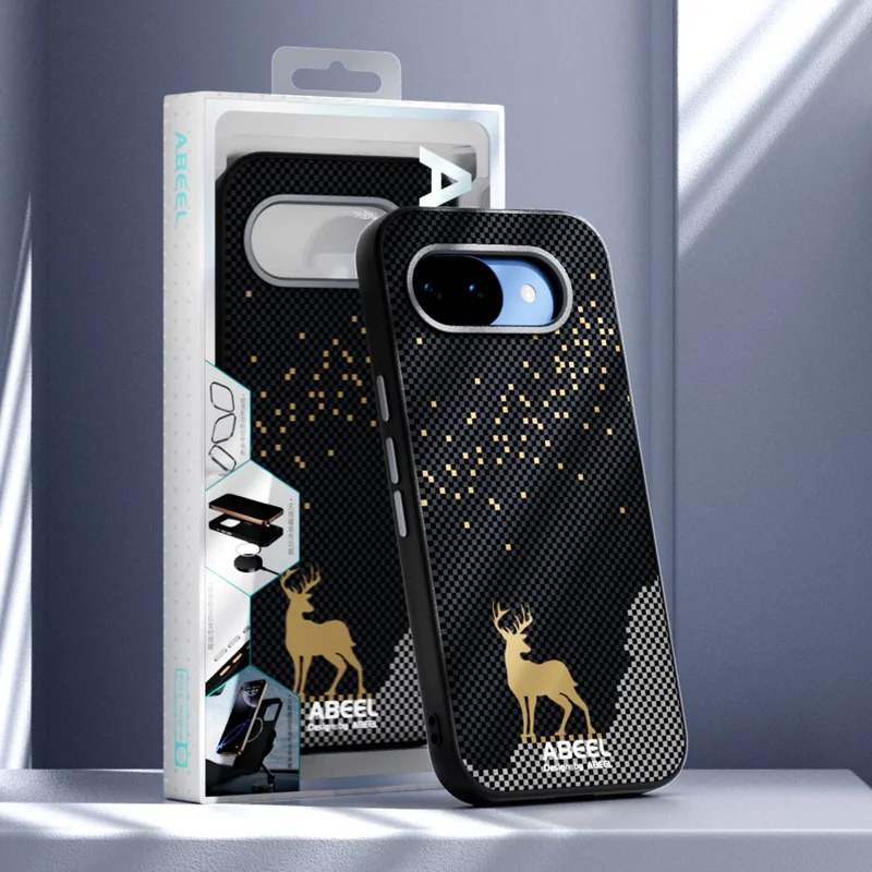 ABEEL For Google Pixel 10a Magnetic Case Ultra Slim PC TPU Phone Back Cover - Deer