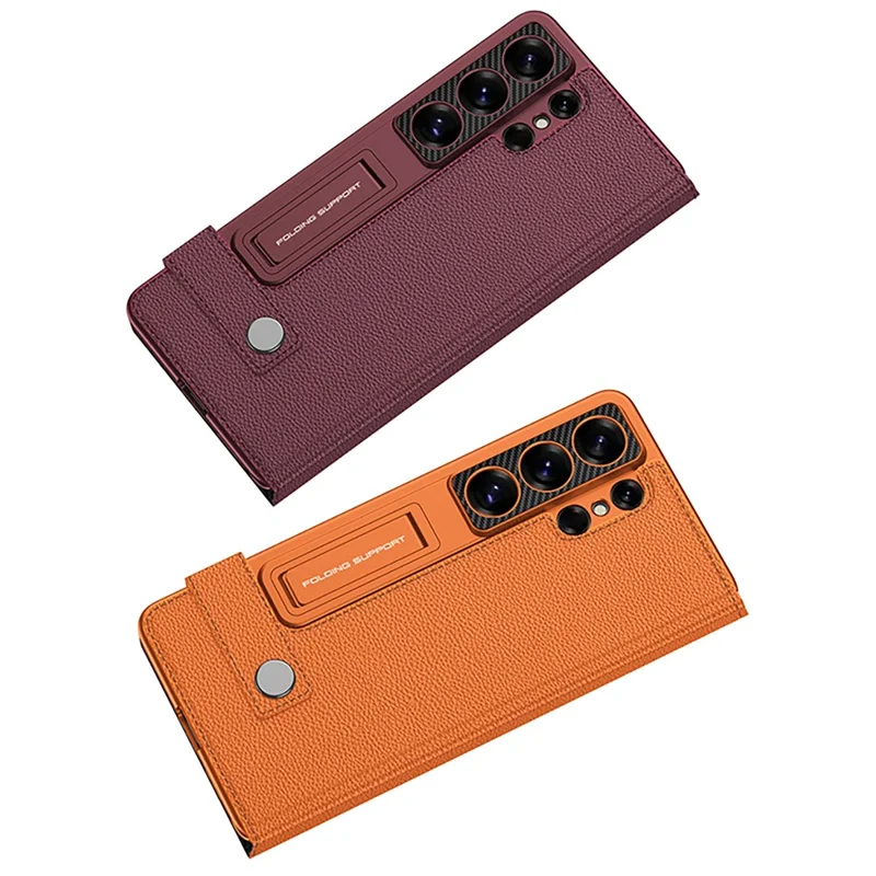 GKK Étui pour Samsung Galaxy S26 Ultra avec Porte-cartes, Support, Couvercle en Cuir - Noir