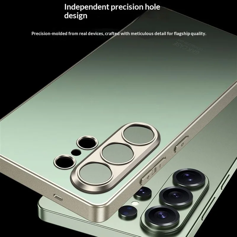 GKK For Samsung Galaxy S26 Ultra Case Skin Touch AG PC + TPU Phone Back Cover - Black