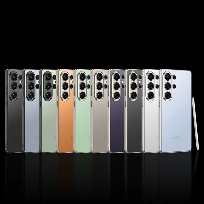 GKK For Samsung Galaxy S26 Ultra Case Skin Touch AG PC + TPU Phone Back Cover - Black