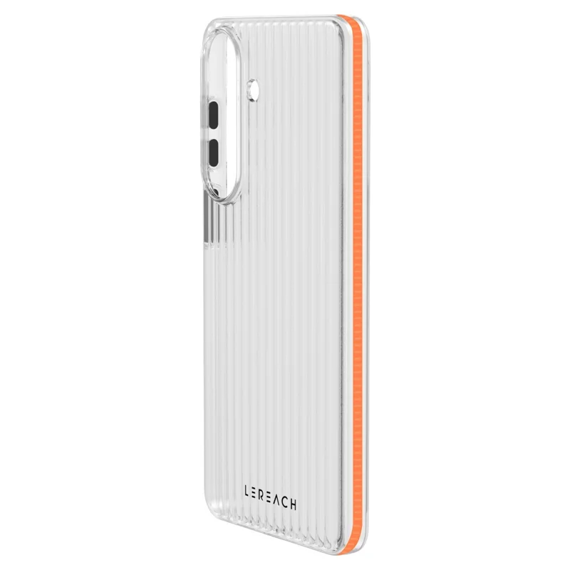 LEREACH серия TOC для Samsung Galaxy S26+ чехол с потоковой сеткой из поликарбоната - оранжевый