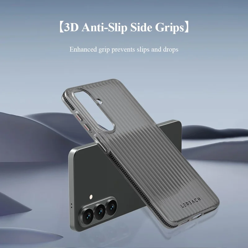 LEREACH серия TOC для Samsung Galaxy S26+ чехол с потоковой сеткой из поликарбоната - оранжевый