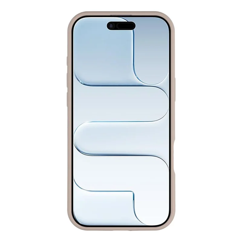 For iPhone Air Case Suction Cup Silicone Phone Cover with Fabric Lining - Titanium Grey