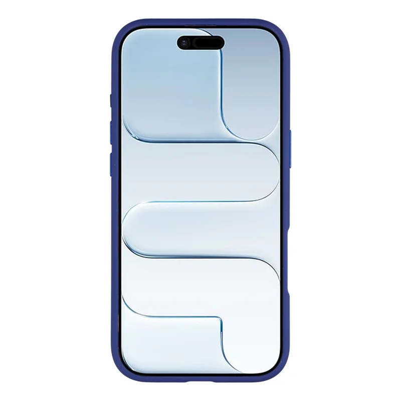 JAUCASE для чехла iPhone Air поворотная подставка тактильное матовое покрытие PC + TPU чехол для телефона - прозрачный синий