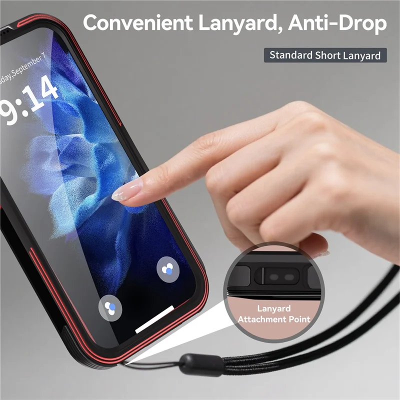 SHELLBOX Serie GTM per iPhone 17 Custodia Magnetica IP68 Impermeabile con Telaio in Metallo TPU PC Cover Subacquea