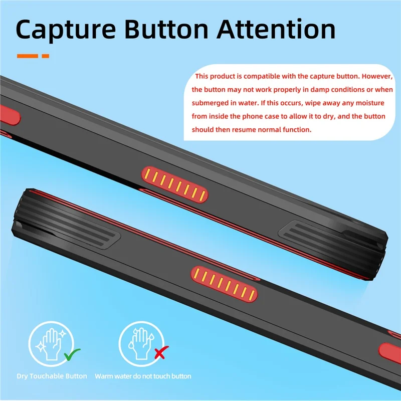 SHELLBOX Serie GTM per iPhone Custodia Magnetica Air con Telaio in Metallo TPU PC Impermeabile IP68 per Immersioni