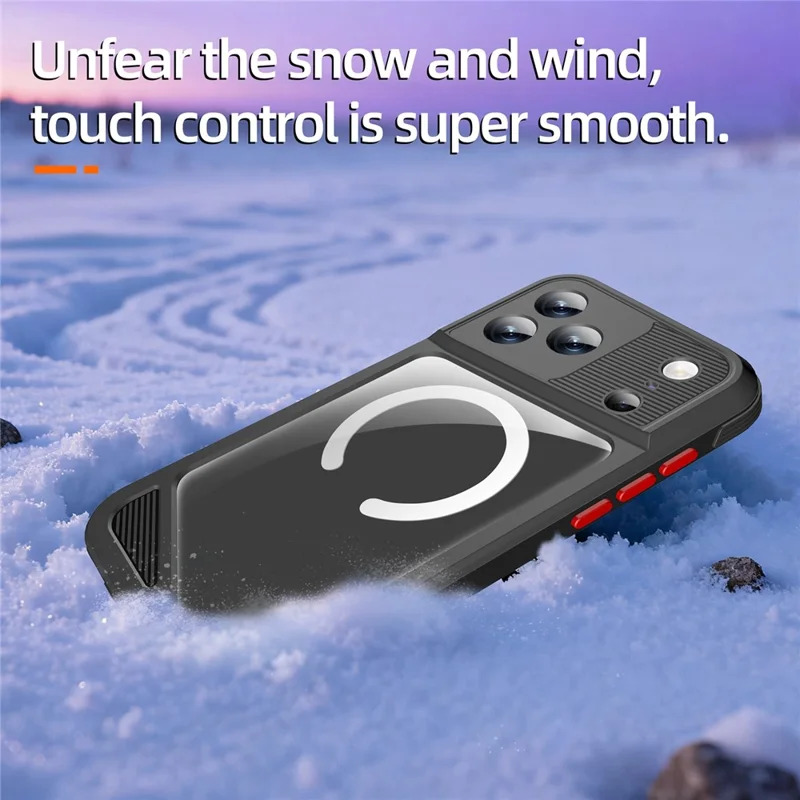 SHELLBOX Serie GTM per iPhone 17 Pro Max Custodia Magnetica IP68 Impermeabile con Telaio in Metallo TPU PC Cover Subacquea