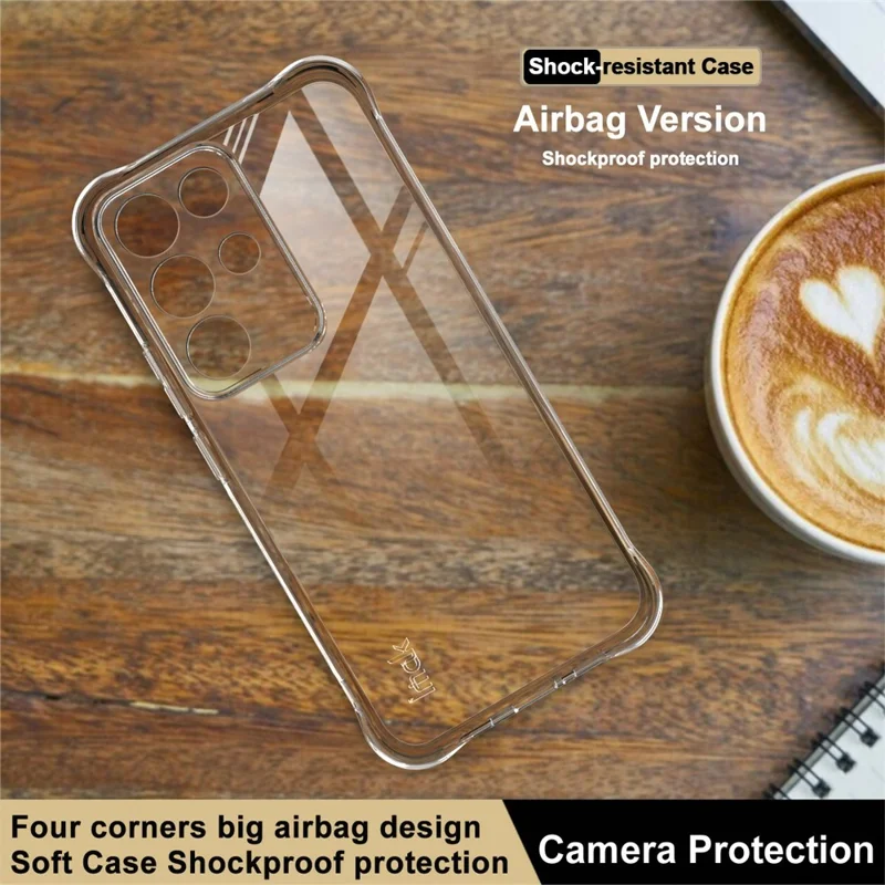 IMAK Hülle für Realme C85 Pro 4G TPU-Handyhülle Airbag stoßfest Schutz