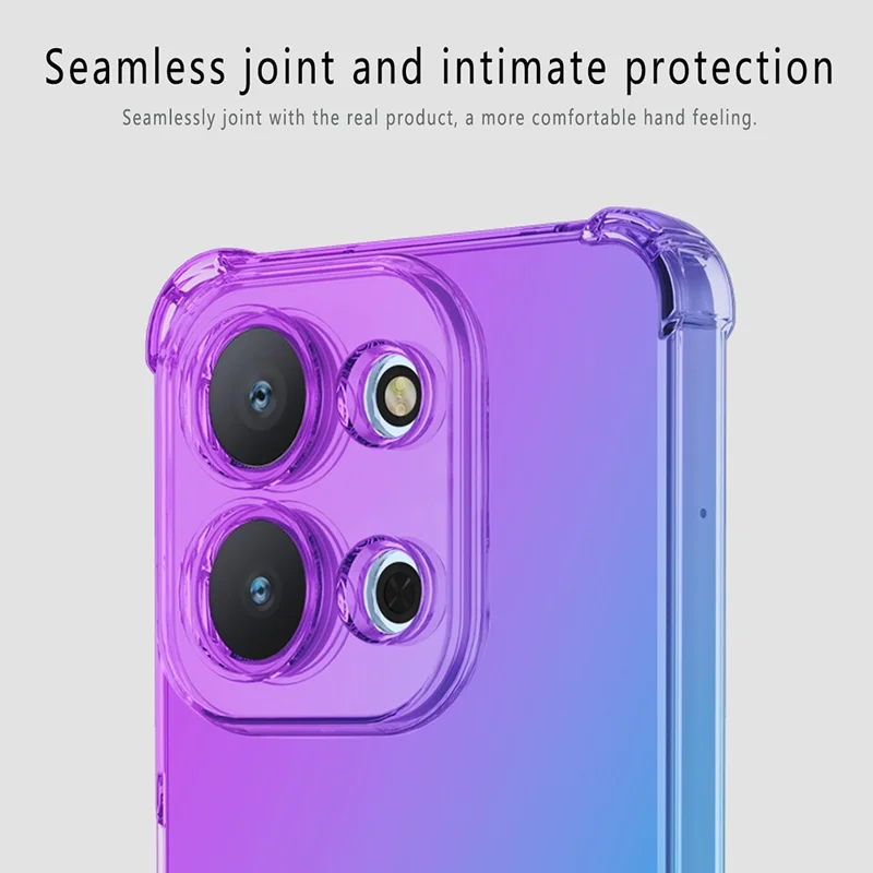 Custodia per Xiaomi Redmi 15C 4G (UE) (173 mm) / 15C 5G (UE) (173 mm) / Poco C85 4G (173 mm) Colore Gradiente TPU Antiurto - Viola / Blu