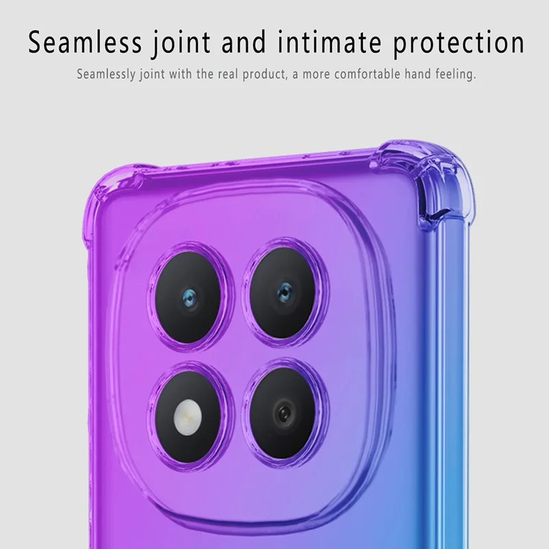 Cover per Xiaomi Redmi Note 15 Pro+ 5G (Global) Cover Antiurto in TPU con Design Gradient Colore - Viola / Blu