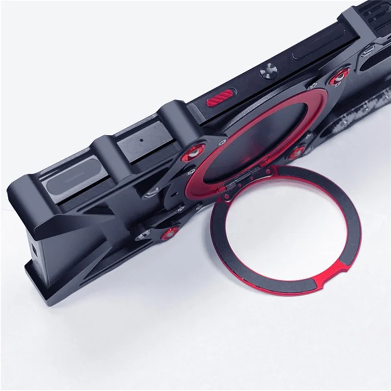 For Xiaomi 17 Pro Bumper Case Kickstand Aluminum Alloy Magnetic Phone Cover with Wrist Strap - Black