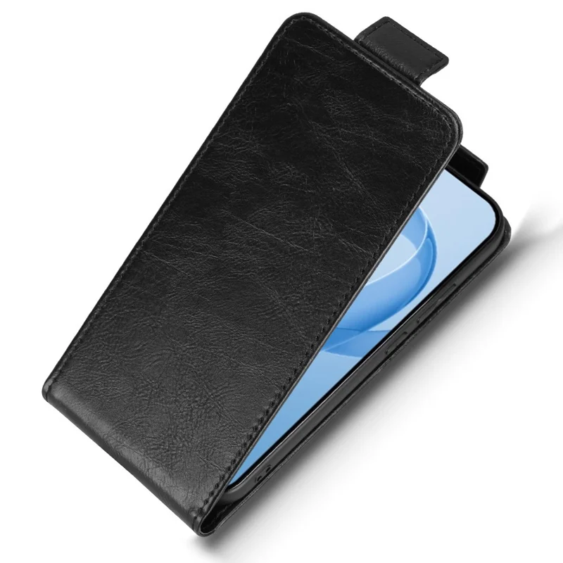 For Xiaomi Poco F8 Pro / Redmi K90 5G Stand Case Magnetic Clasp Vertical Flip Leather Phone Cover with Card Holder - Black