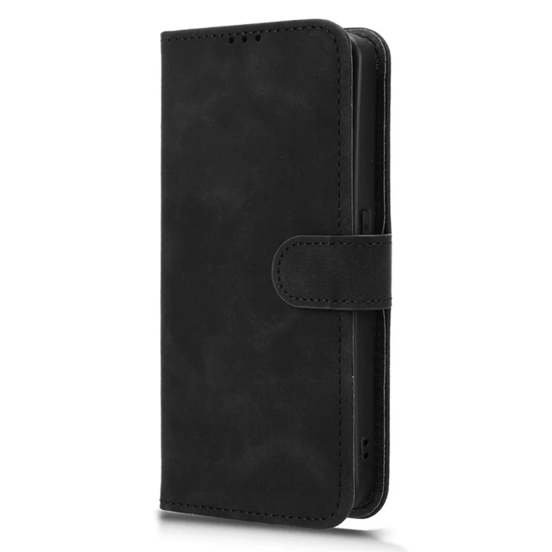 Cover in pelle per Nothing Phone (3a) Lite 5G, custodia con effetto pelle antiurto con portafoglio e supporto, chiusura a libro - Nero