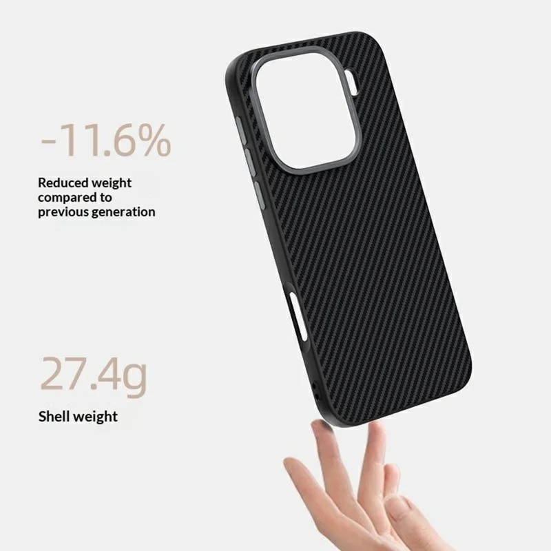 ABEEL pour Oppo Find X9 5G étui magnétique avec texture fibre de carbone coque arrière en TPU PC PU - Noir
