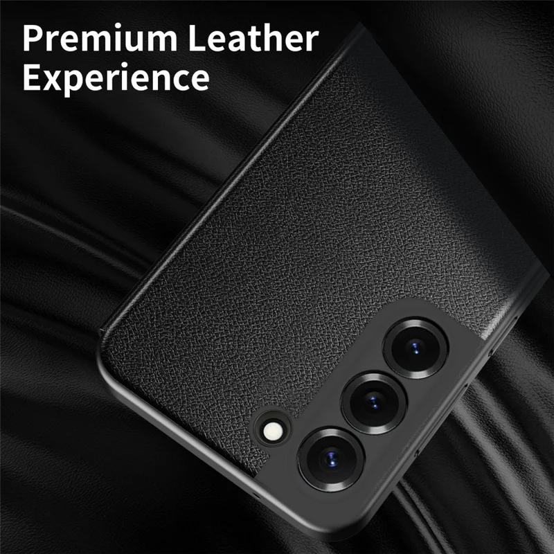 For Samsung Galaxy S22 5G Case Smart View Window Leather Phone Cover - Black