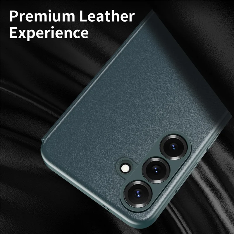 Funda para Samsung Galaxy A56 5G / A36 5G con Ventana Inteligente, Funda de Cuero para Teléfono - Verde