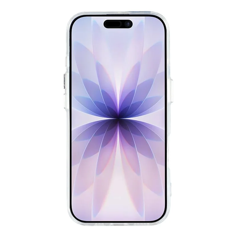 For iPhone 17 Case Striking Phantom Flower TPU Cover with Electroplating Lens Frame