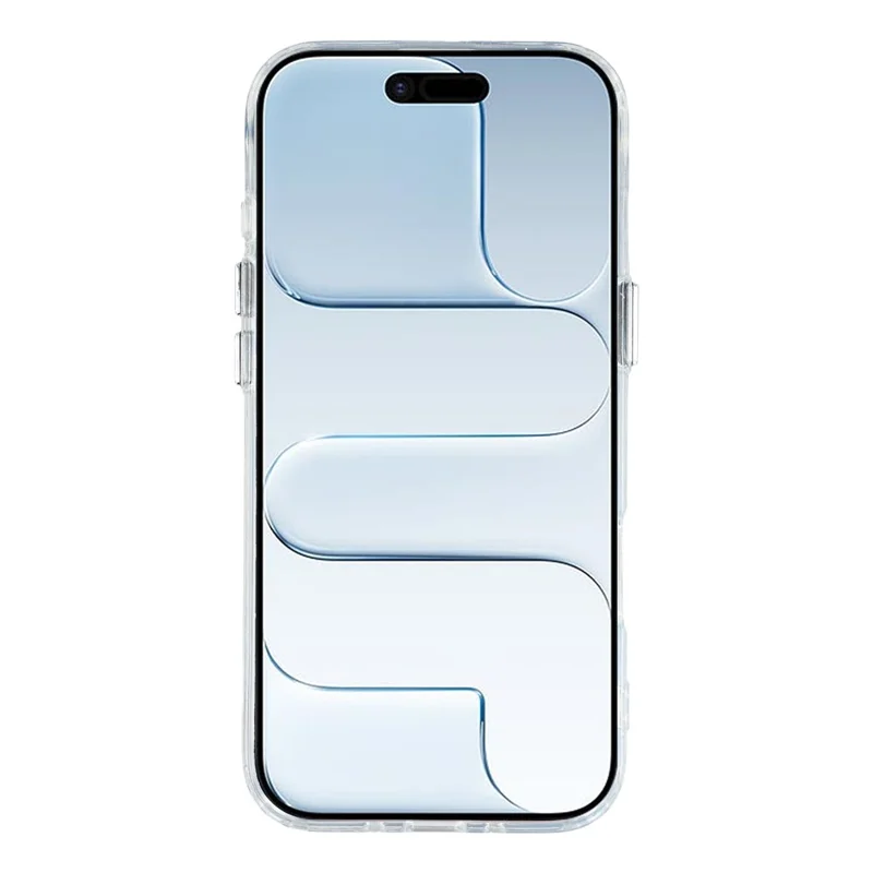 For iPhone Air Case Striking Phantom Flower TPU Cover with Electroplating Lens Frame