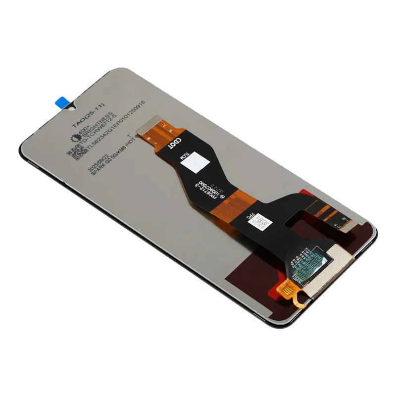 For TECNO Spark Go 2025 KM8 Grade C LCD Screen and Digitizer Assembly Replacement Part (Without Logo)